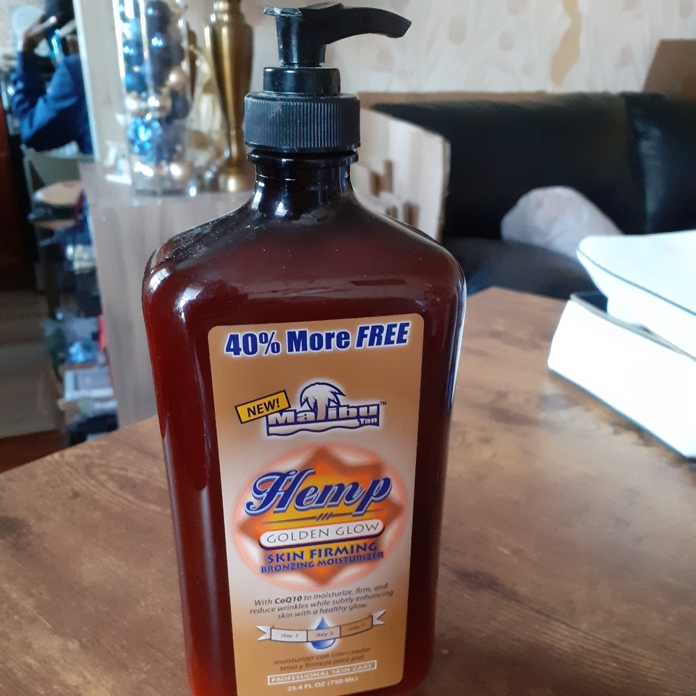 Malibu Hemp bronzing skin firming lotion